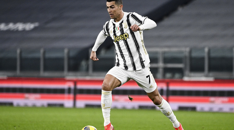 CR7 a hétvégén nem lépett pályára a Juventusban / Fotó: MTI/EPA-ANSA/Alessandro Di Marco