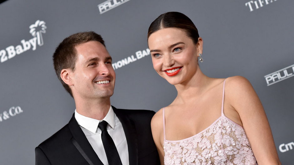 Evan Spiegel i Miranda Kerr