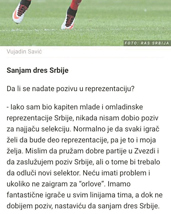 Deo intervjua koji je „Blicu“ pre pola godine dao Vujadin Savić 