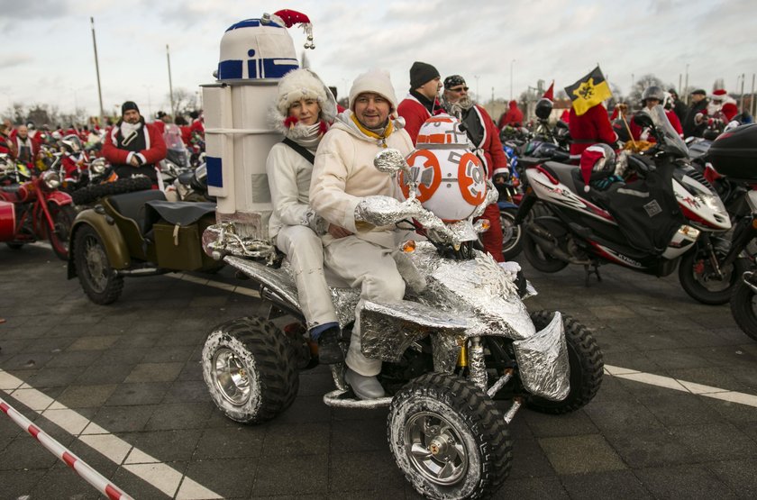 Mikołaje na motocyklach