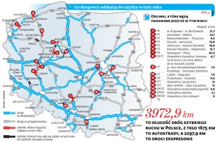 Mapa budowy dróg w Polsce: przed końcem roku przybędzie jeszcze 200 km nowych tras