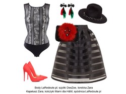 STYLIZACJE na andrzejki z koronkowym body. To jest HOT!