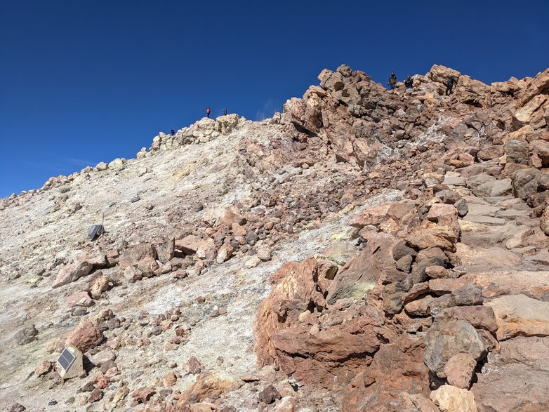 Krater wulkanu Teide. 