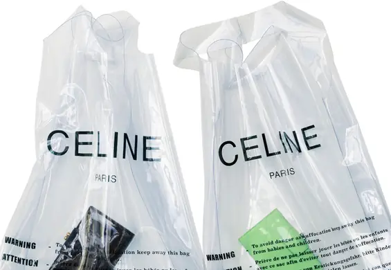 Plastikowa torba z napisem 'Celine' za prawie 3,5 tys. złotych. W czym tkwi haczyk?