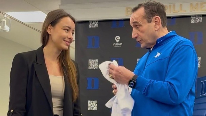 Todorović je posmatrala treninge Majka Šiševskog, legendarnog selektora američki košarkaške reprezentacije i Univerziteta Djuk | Foto: Jelena Todorović/Privatna arhiva