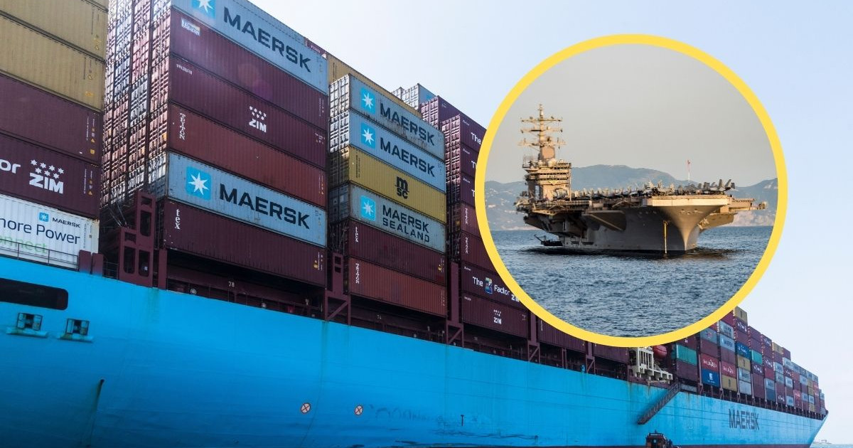 Atacul asupra unui container danez.  Intervenția americană în Marea Roșie