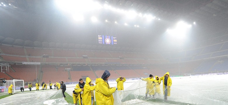 Włoskie kluby nie chcą grać. Wszystko przez mróz
