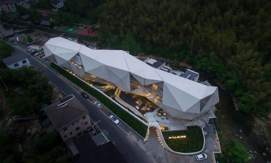Hotel Hill Wind, Huzhou w Chinach, projekt: Huafang Wang