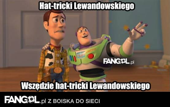 Robert Lewandowski strzelił hat-tricka - zobaczcie memy