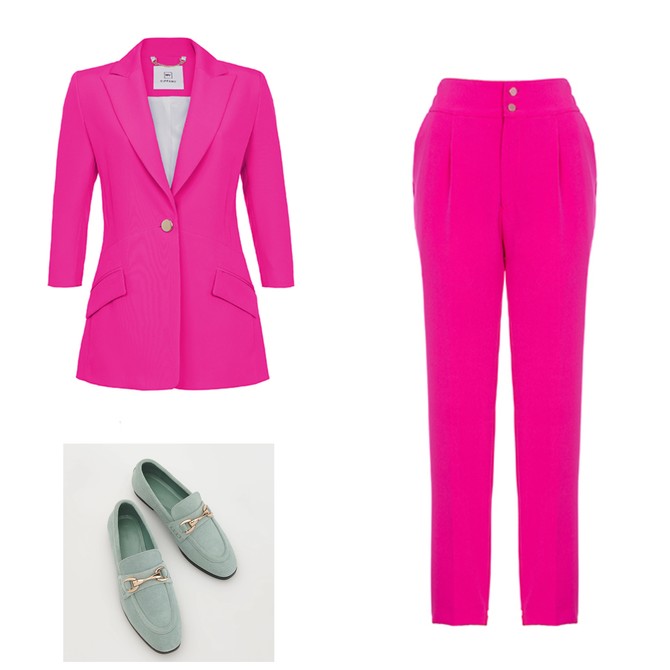 Sako i pantalone „Tiffany“, mokasine „Reserved“