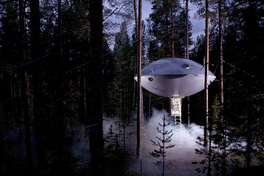 Dom UFO (Free Hotel) w Szwecji