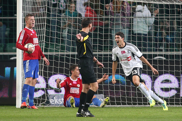 T-Mobile Ekstraklasa: Legia wbiła Piastowi cztery gole. WIDEO