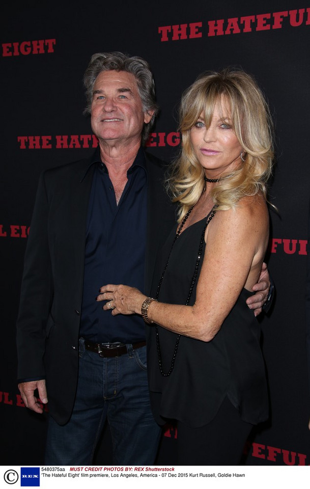 Goldie Hawn i Kurt Russell w 2015 roku