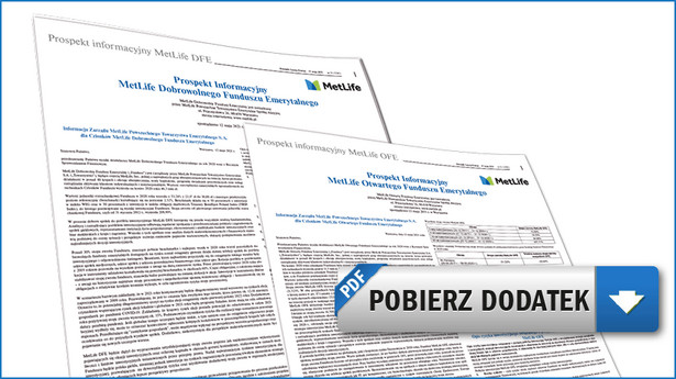 Prospekty informacyjne Metlife OFE i Metlife DFE