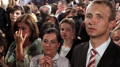 wieczór wyborczy kaczyński ludzie smutni