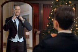 Michael Bublé już świątecznie z Idiną Menzel