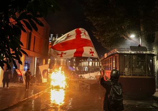 Wybory w Gruzji w cieniu 312. dnia protestów. 'Próba obalenia rządu'