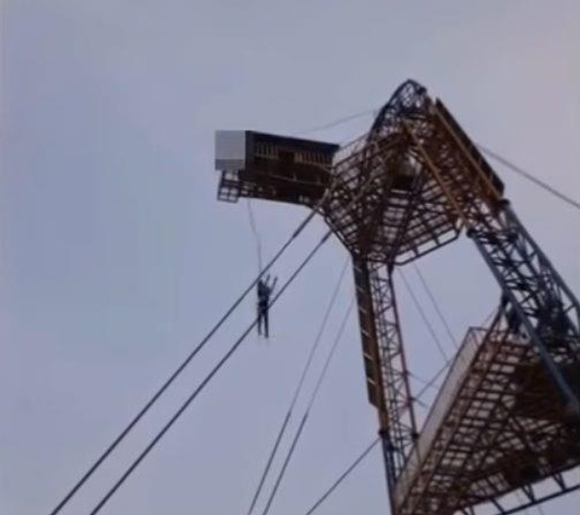 Wstrząsające nagranie ze skoku na bungee. 29-latka omal nie zginęła!