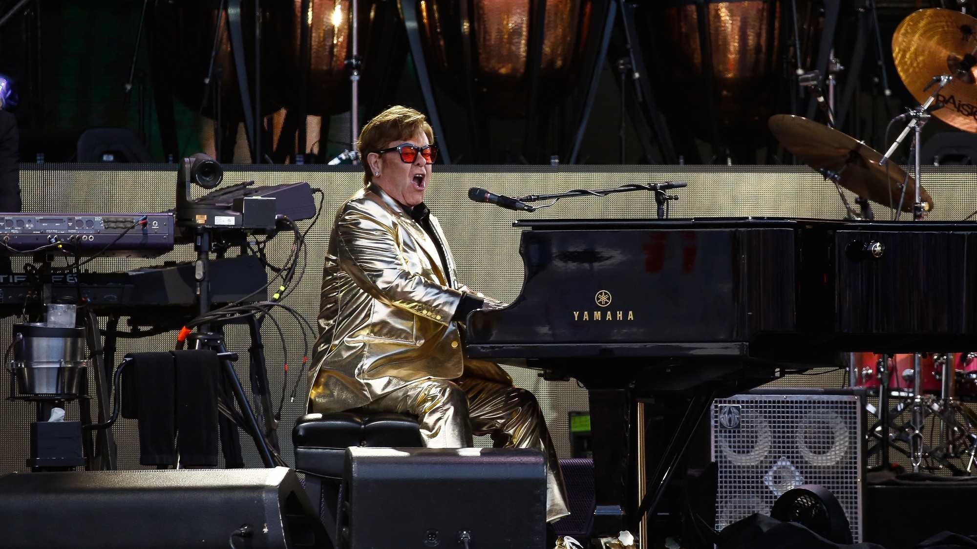 Spevák Elton John.