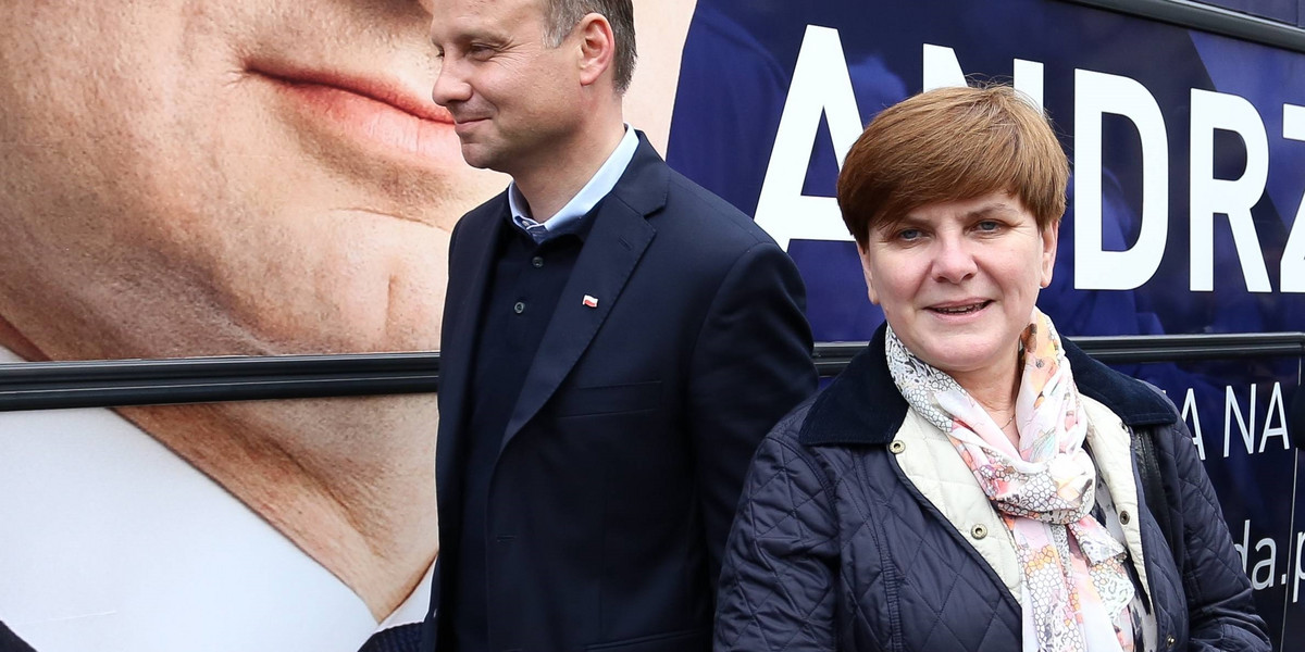 Beata Szydło, Andrzej Duda