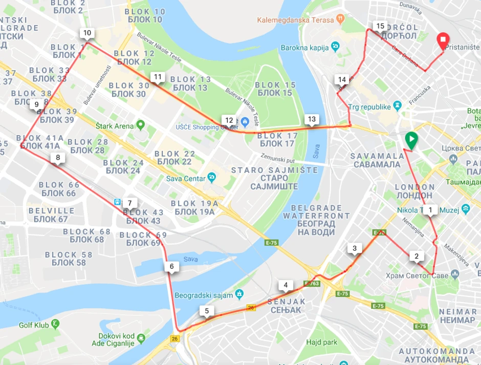 Ruta jubilarne 100. Kritične mase biće duga 16 kilometara