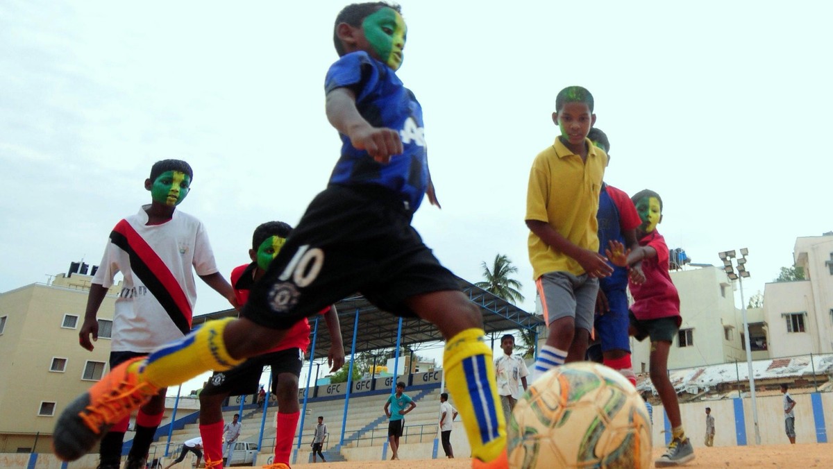 INDIA SOCCER FIFA WORLD CUP 2014