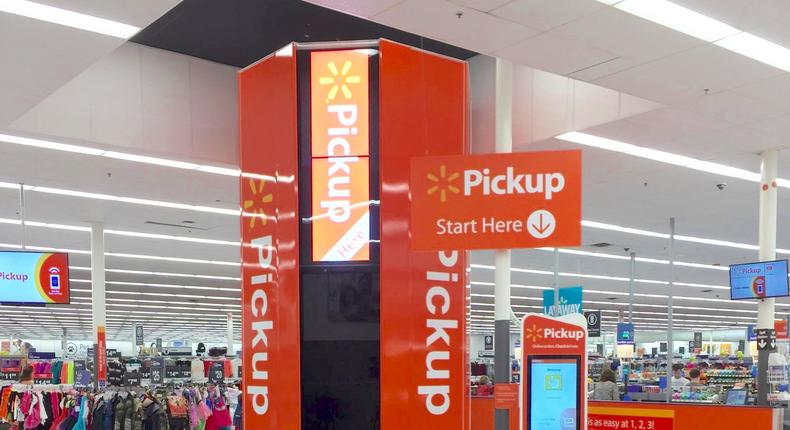Walmart is building giant self-service kiosks in its stores.