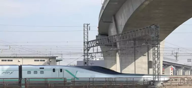 Japonia testuje swój nowy superszybki pociąg
