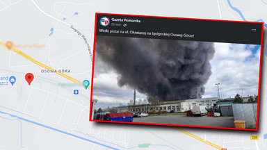Potężny pożar w Bydgoszczy. Strażakom udało się opanować ogień