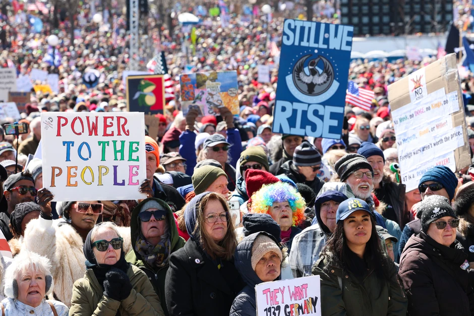 Protest Bez kraljeva u Sent Polu u Minesoti 28. marta