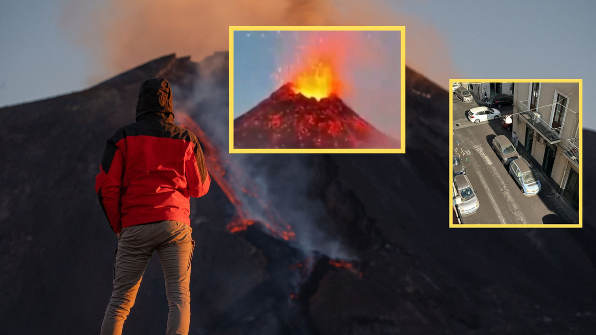 Włoski wulkan Etna wybuchł. Popiół i lawa są wszędzie. Alert dla samolotów