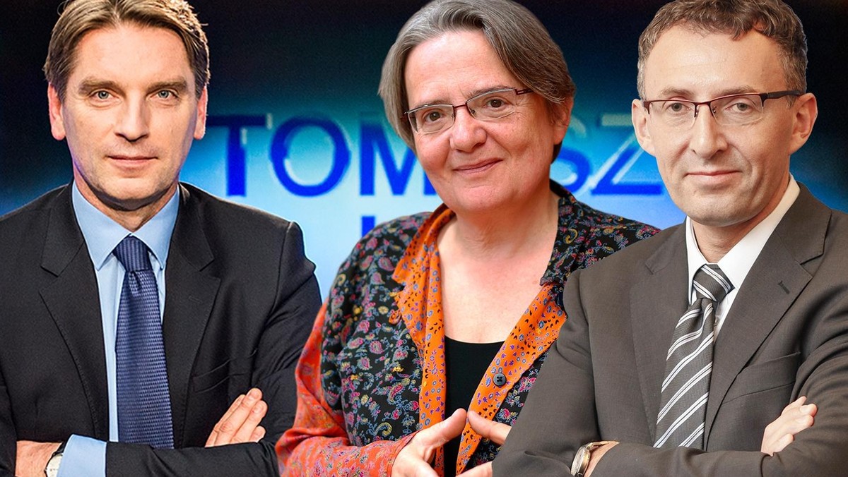 Tomasz Lis program Agnieszka Holland i prof. Marek Chmaj