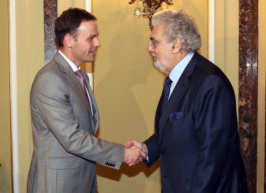 Siniša Mali i Plasido Domingo