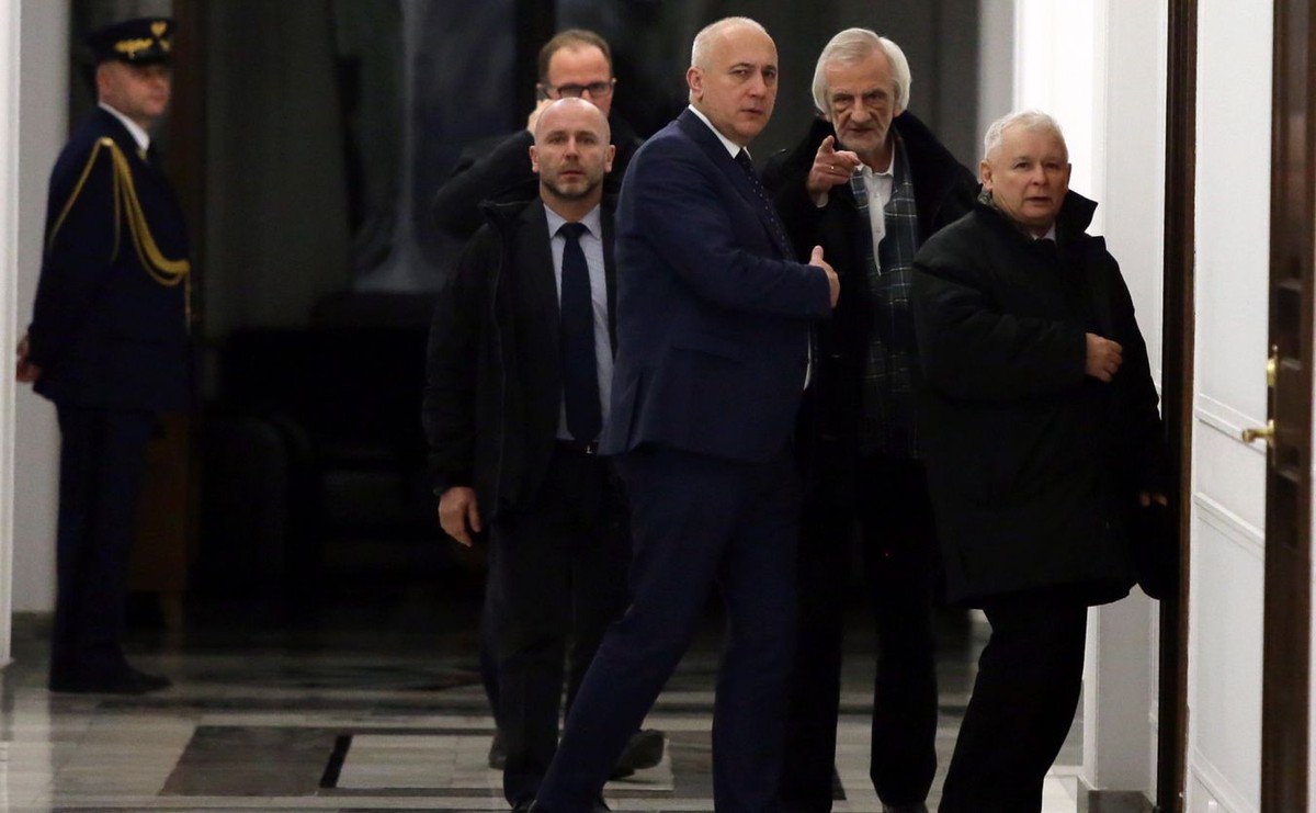 Joachim Brudziński, Ryszard Terlecki i Jarosław Kaczyński