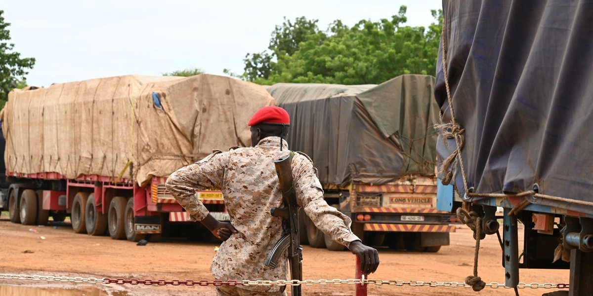 Członek nigerskiej Gwardii Narodowej