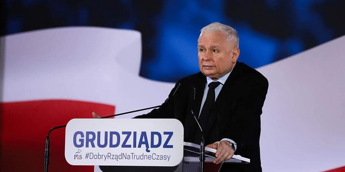 Prezes PiS Jarosław Kaczyński żartował sobie z osób transpłciowych w Grudziądzu i we Włocławku. 