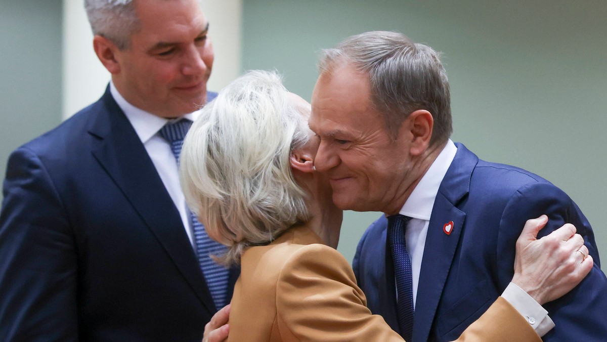 Donald Tusk i Ursula von der Leyen