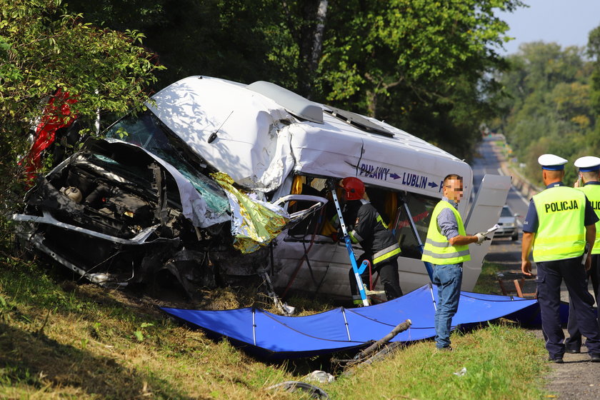 Śmiertelny wypadek na Lubelszczyźnie. Kilkanaście osób rannych