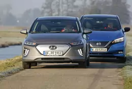 Hyundai Ioniq kontra Nissan Leaf - auta elektryczne dla ludu