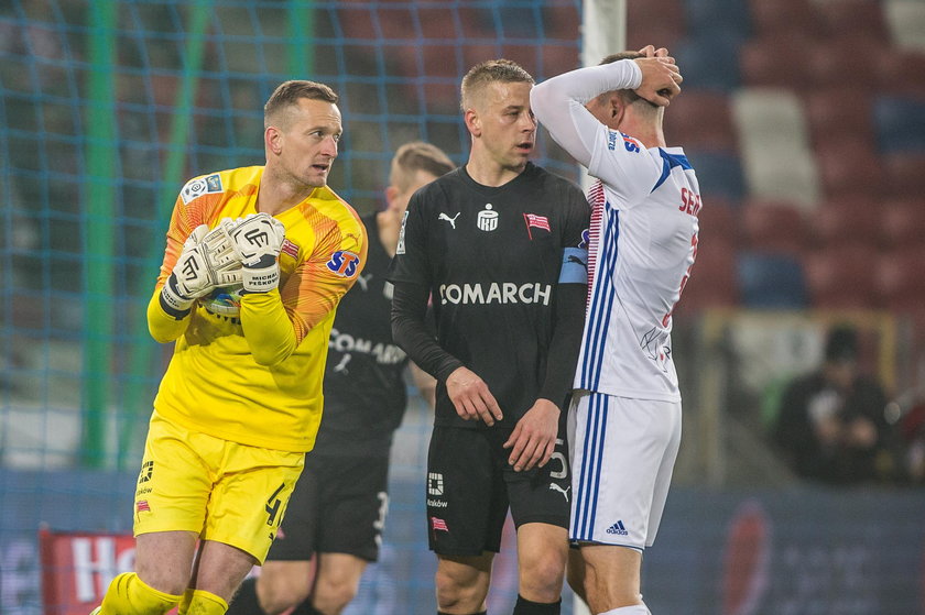 Pilka nozna. Ekstraklasa. Cracovia Krakow - Piast Gliwice. 21.02.2019