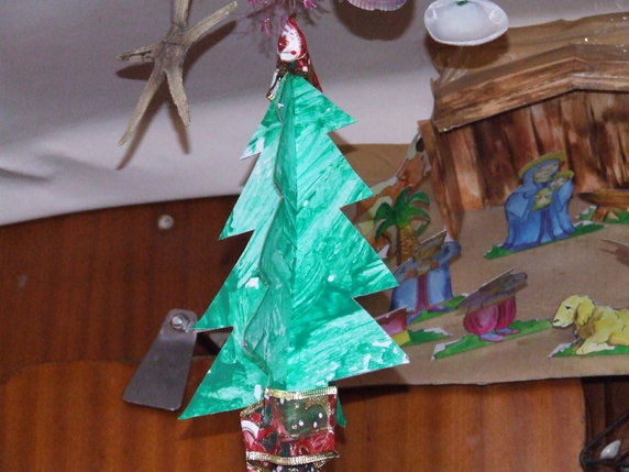 dekoracje świąteczne na jachcie