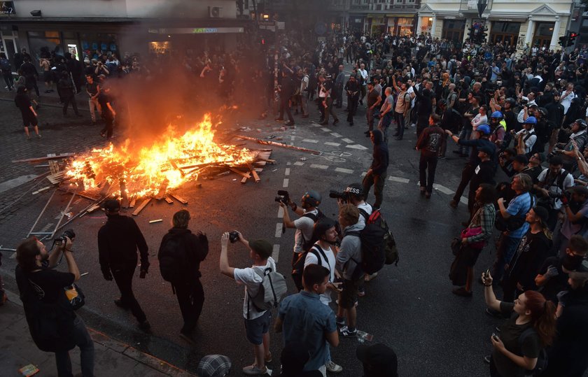 Polacy demolowali Hamburg? Są zatrzymani