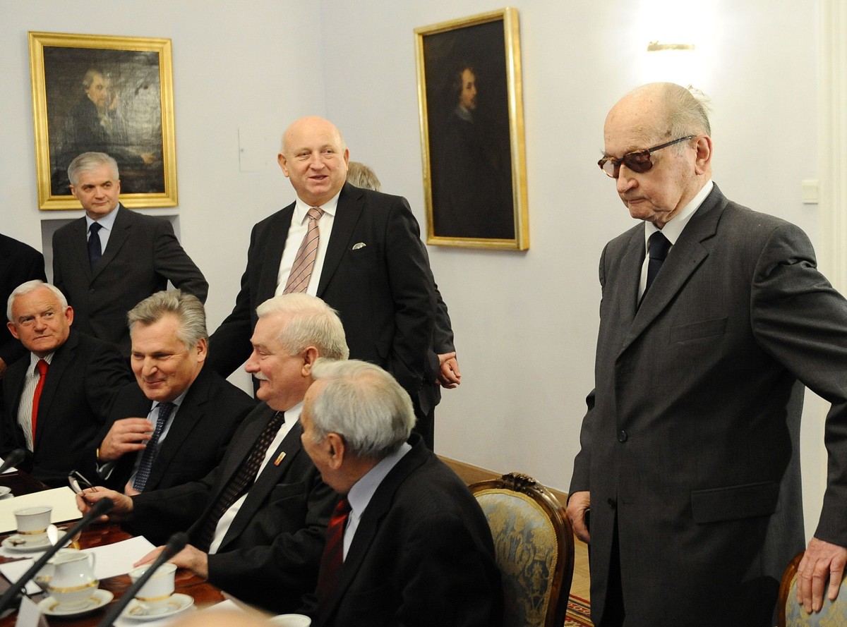 Gen. Wojciech Jaruzelski podczas posiedzenia Rady Bezpieczeństwa Narodowego w Warszawie