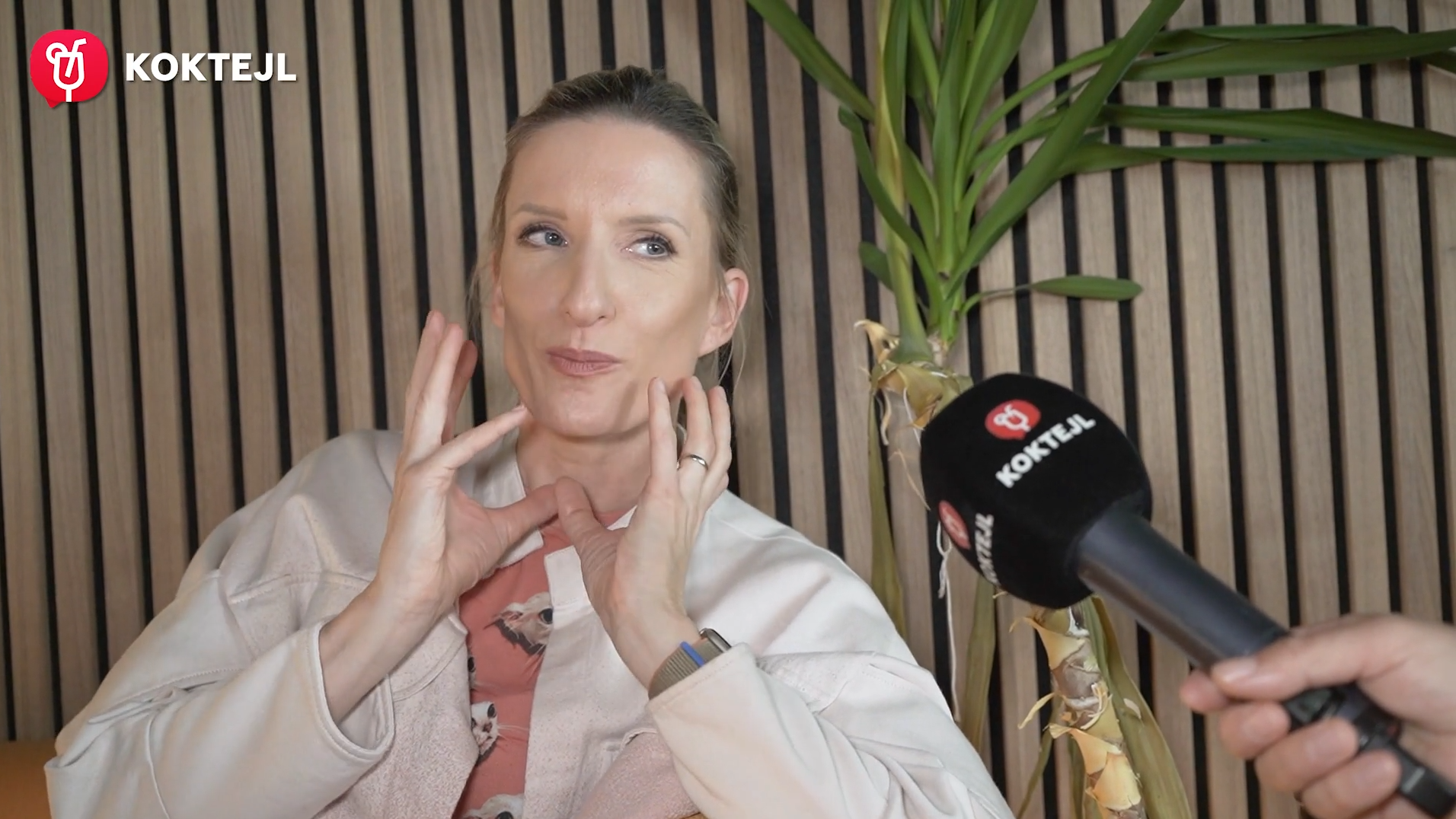 Moderátorka Adela Vinczeová.