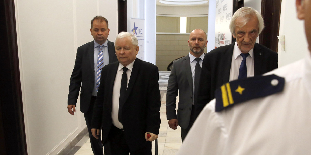 Kaczyński wrócił do Sejmu!