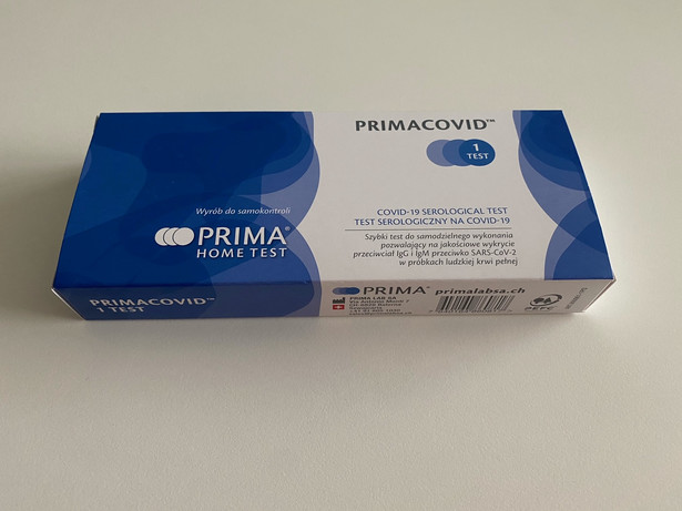 Test na przeciwciała z Biedronki - Primacovid
