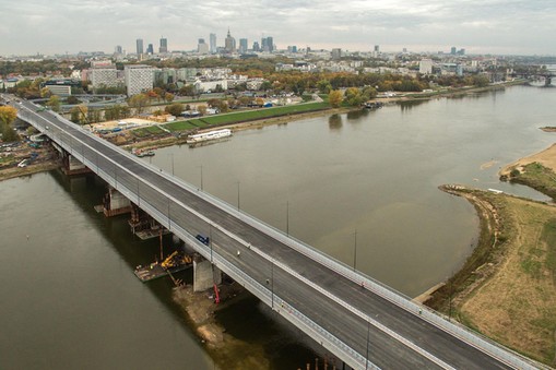 Most Łazienkowski Trasa Łazienkowska Warszawa drogi mosty