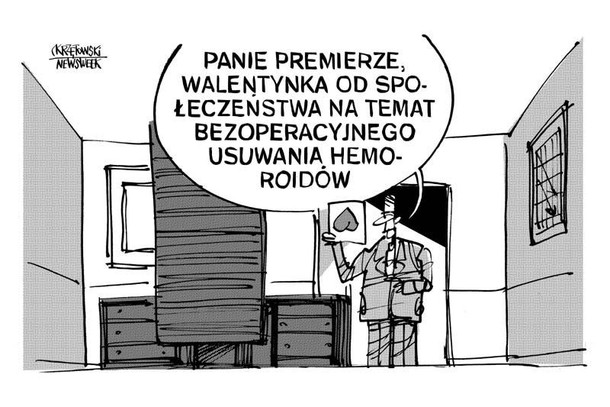 Walentynka od spoleczenstwa walentynki tusk krzętowski