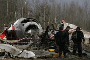 Smoleńsk. Katastrofa Prezydenckiego samolotu – dzień 2. Fot. Stefan Maszewski/Reporter