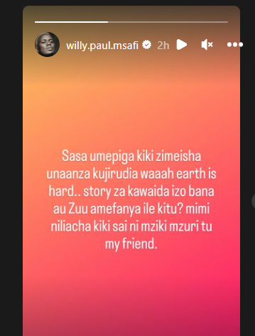 Willy Paul's reaction to Zuchu's alleged breakup with Diamond